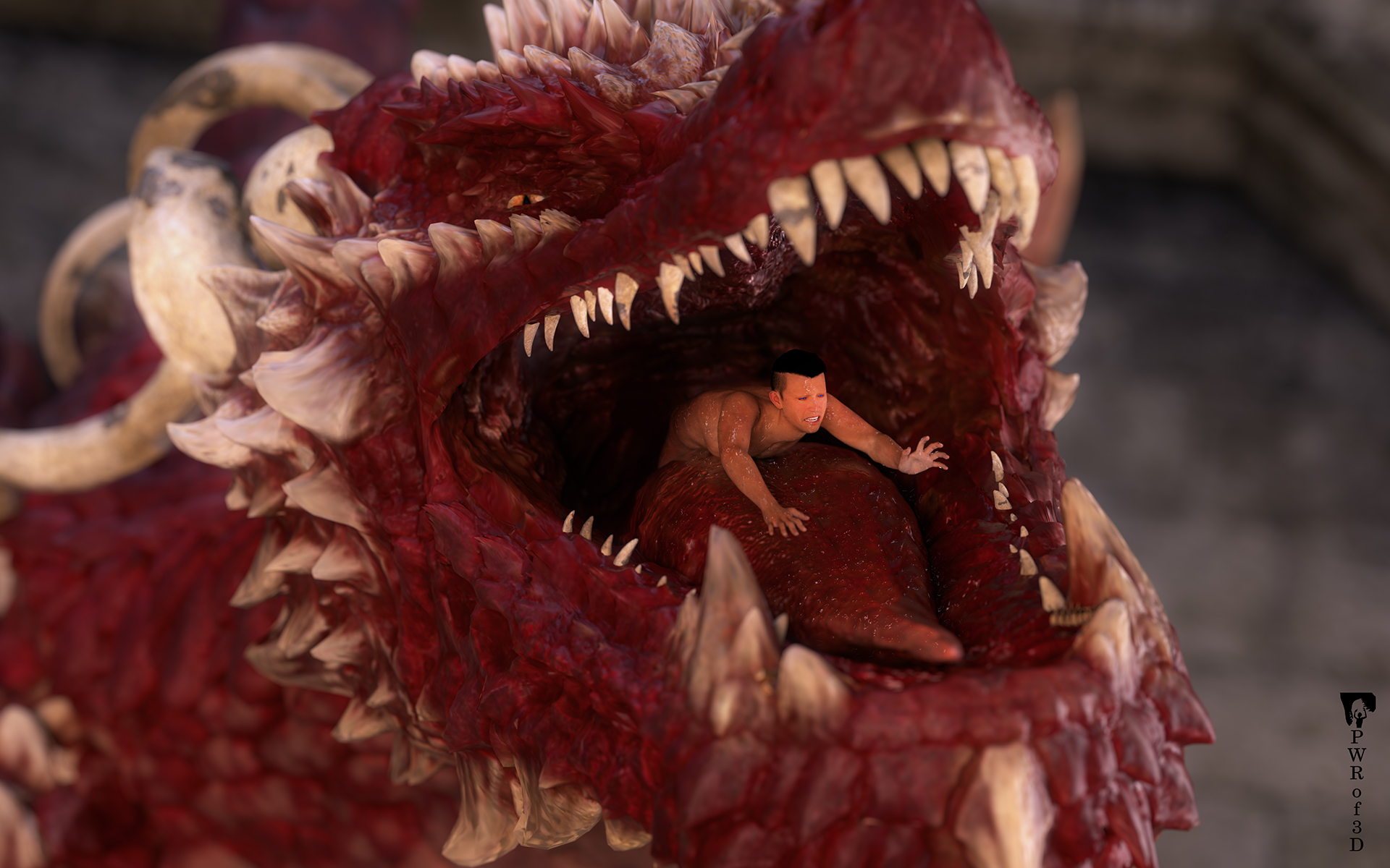 Character With Toothpick Toothpick (2) by PWRof3D on DeviantArt