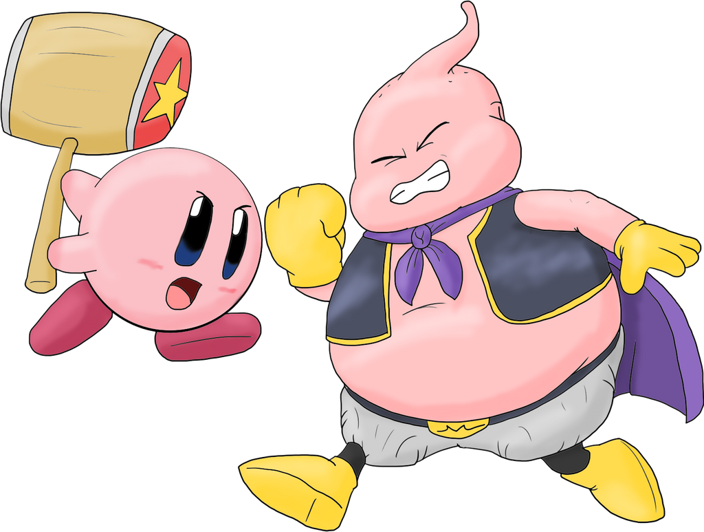 DEATH BATTLE Fanart: Kirby vs Majin Buu