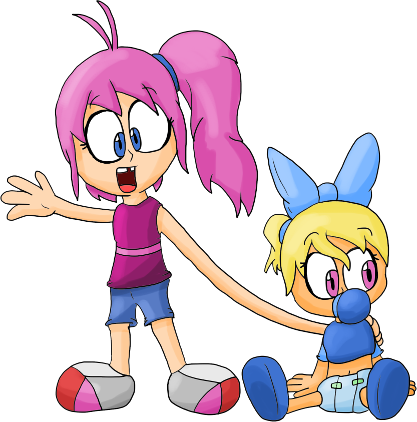 Rika and Lyloo younger