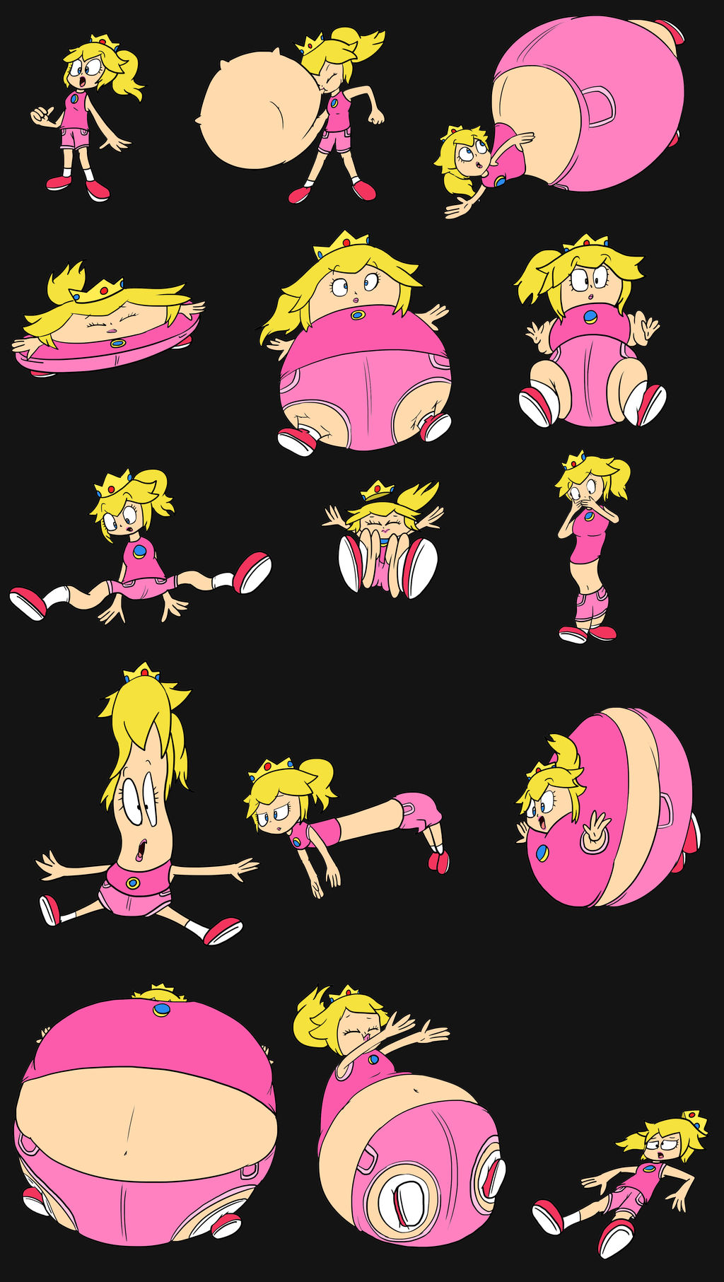 Princess Peach and the Black Magic trick by JuacoProductionsArts on