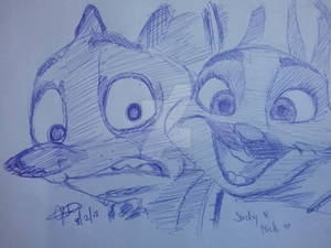 Judy and nick (art style)