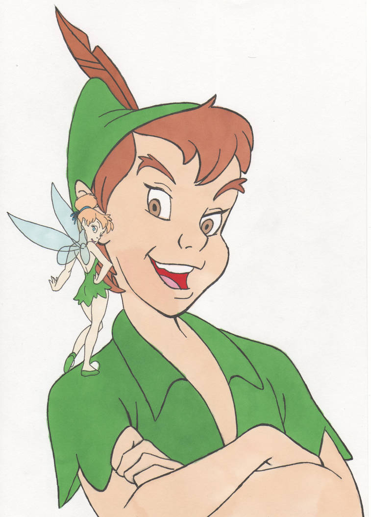 Peter Pan And Tinker Bell By TheONLYjaystar On DeviantArt peter-pan-and-tinker-bell-by-theonlyjaystar-on-deviantart