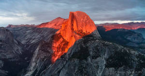 Half Dome on Fire by Mac-Wiz