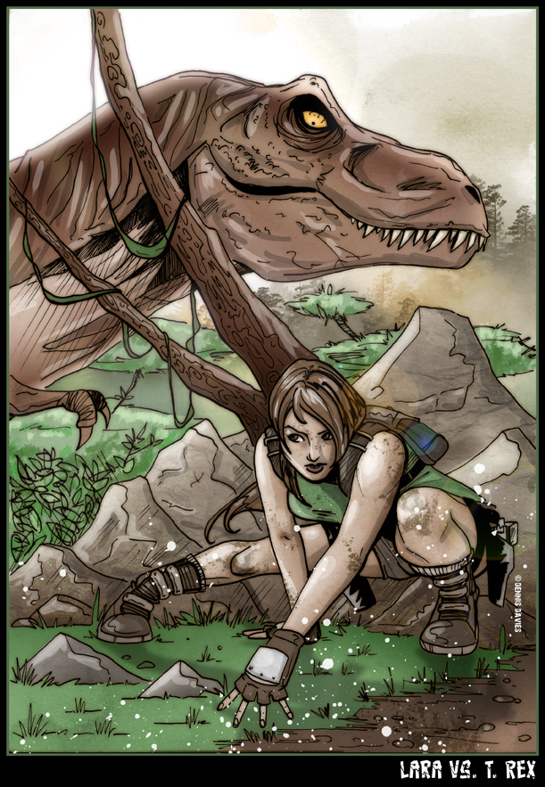 Lara vs T.Rex