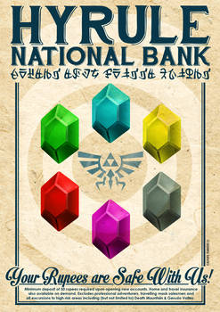 Hyrule Bank Poster
