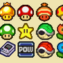 Paper Mario Style Item Sprite Sheet.