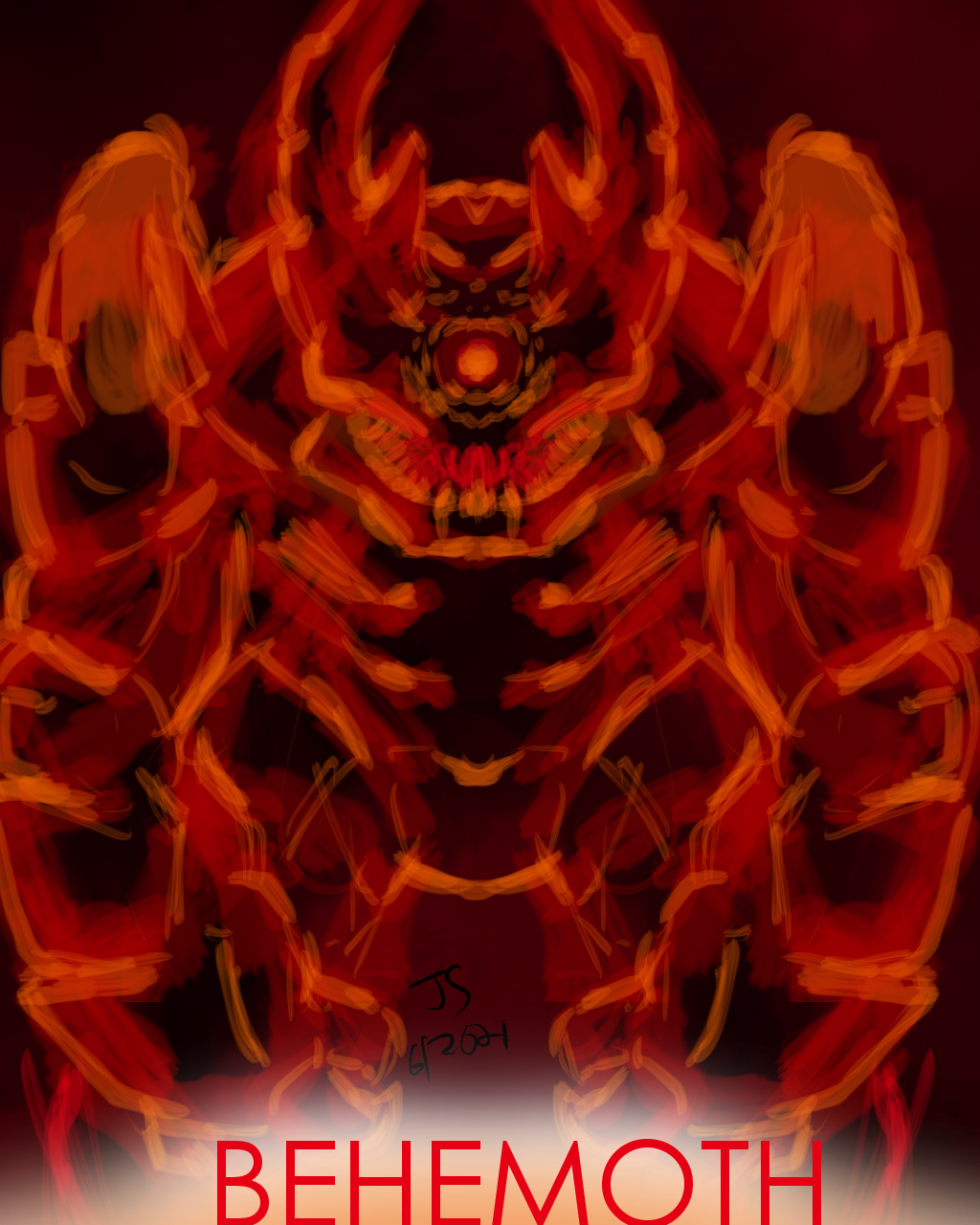 Behemoth Minimalist Poster by Blastweave on DeviantArt