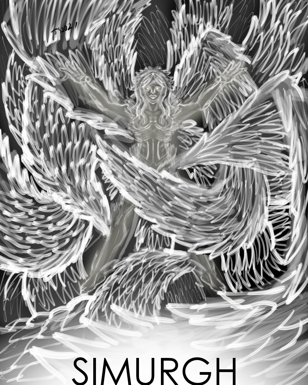 Simurgh Minimalist by Blastweave on DeviantArt