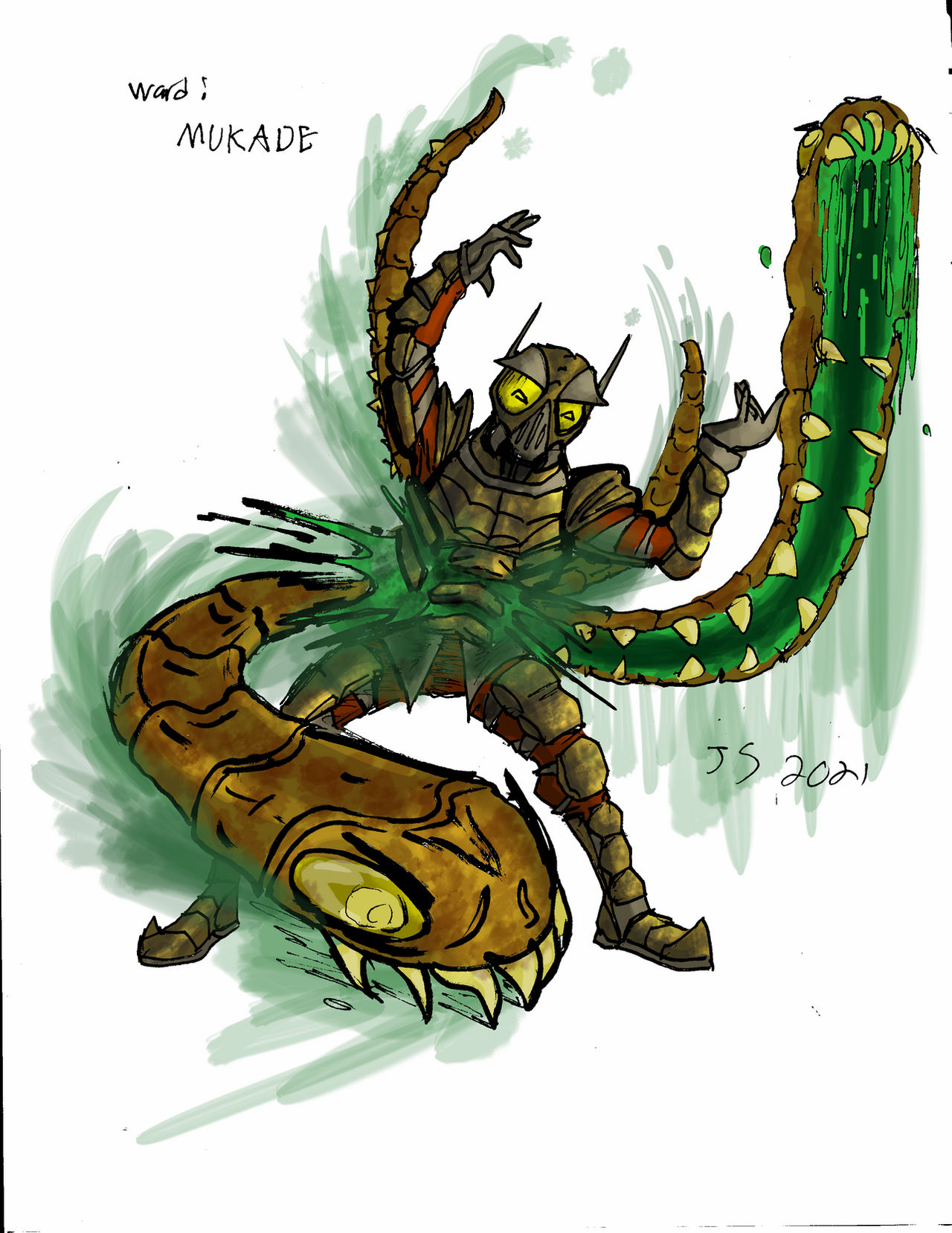 WARD: Mukade by Blastweave on DeviantArt