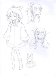 Bunny Elf concept art