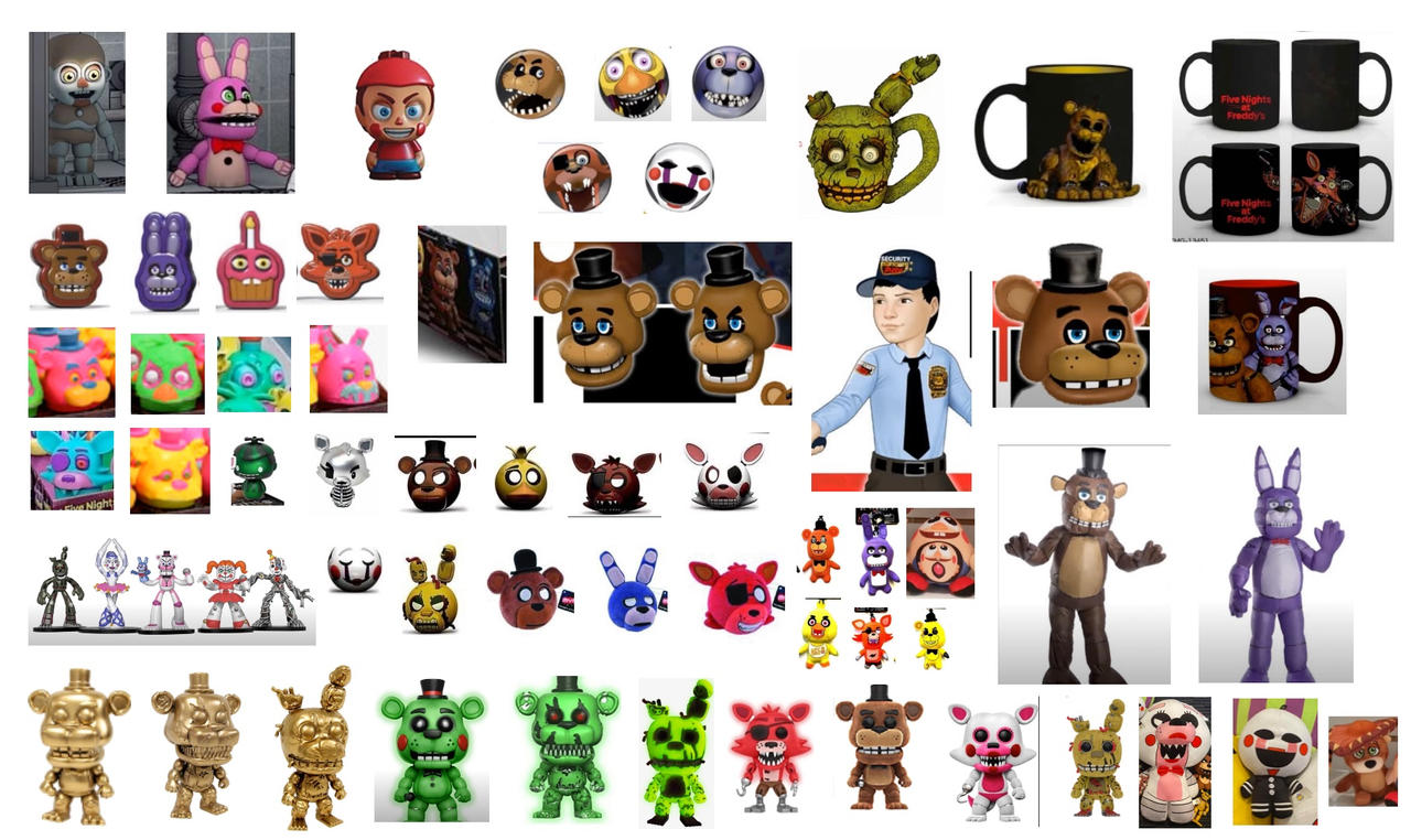 Obscure/Scrapped FNaF Merch by tangytangerine-dev on DeviantArt