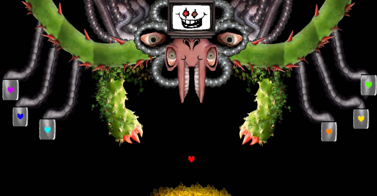 Omega Flowey (Full Body) by tangytangerine-dev on DeviantArt