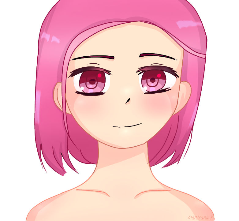 Pink Hair Unity Pink hair by mantrana on DeviantArt