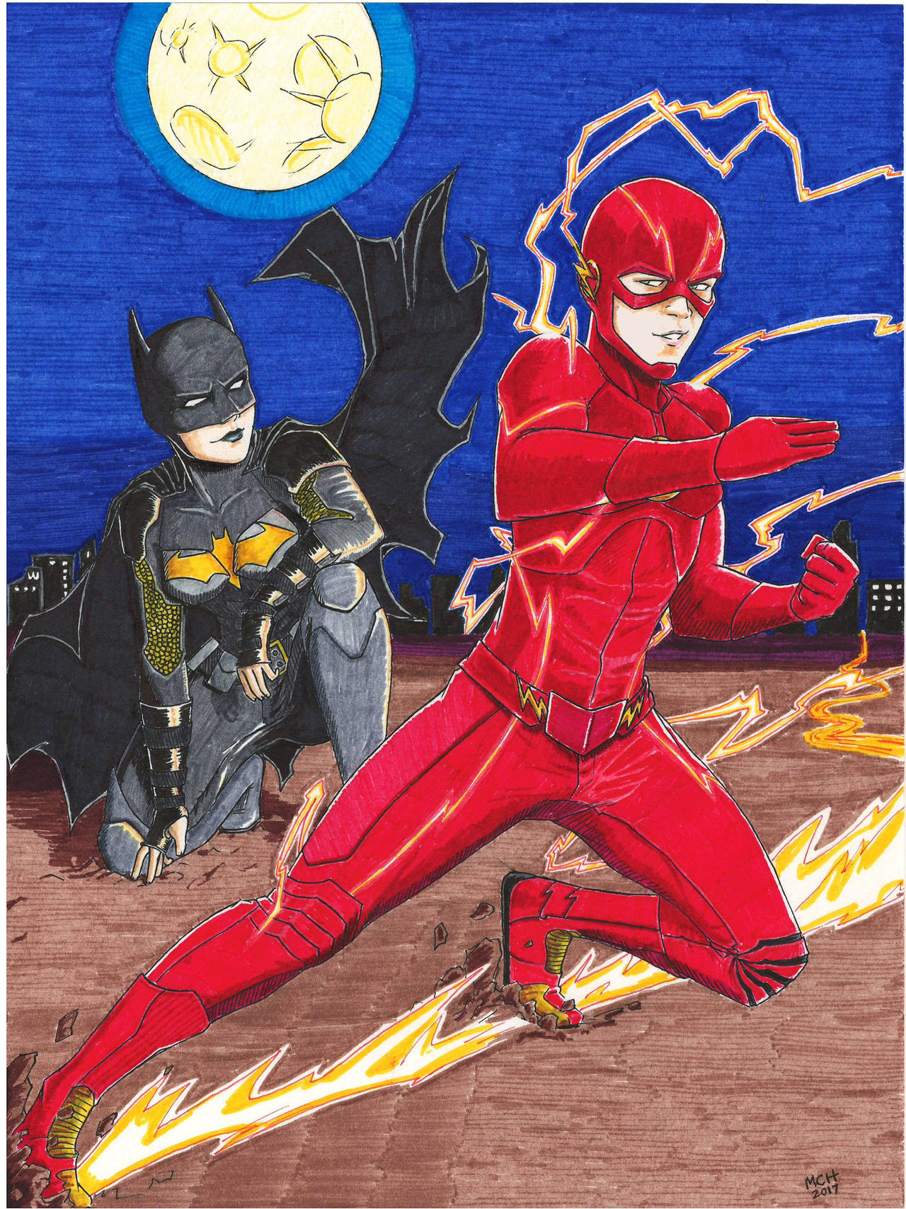 The Bat and The Flash by The-Mistress-of-Time on DeviantArt