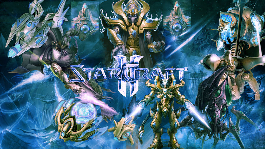Protoss Portrait Starcraft II Protoss Wallpaper by Desellation on DeviantArt