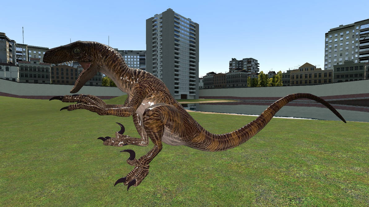 Jurassic GMod Park: Rexy vs Raptor p7 by FernoRex92 on DeviantArt