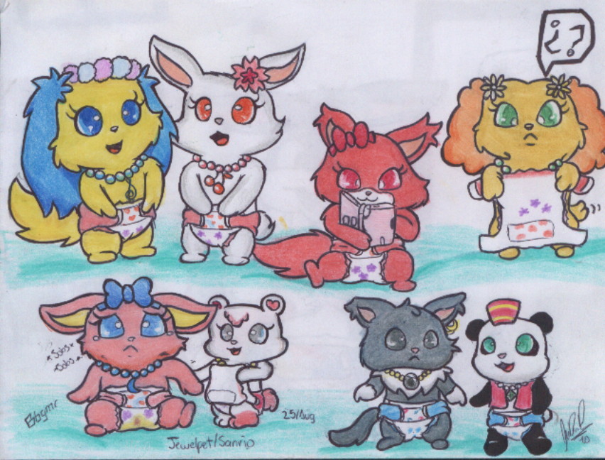 Diapered Jewelpets