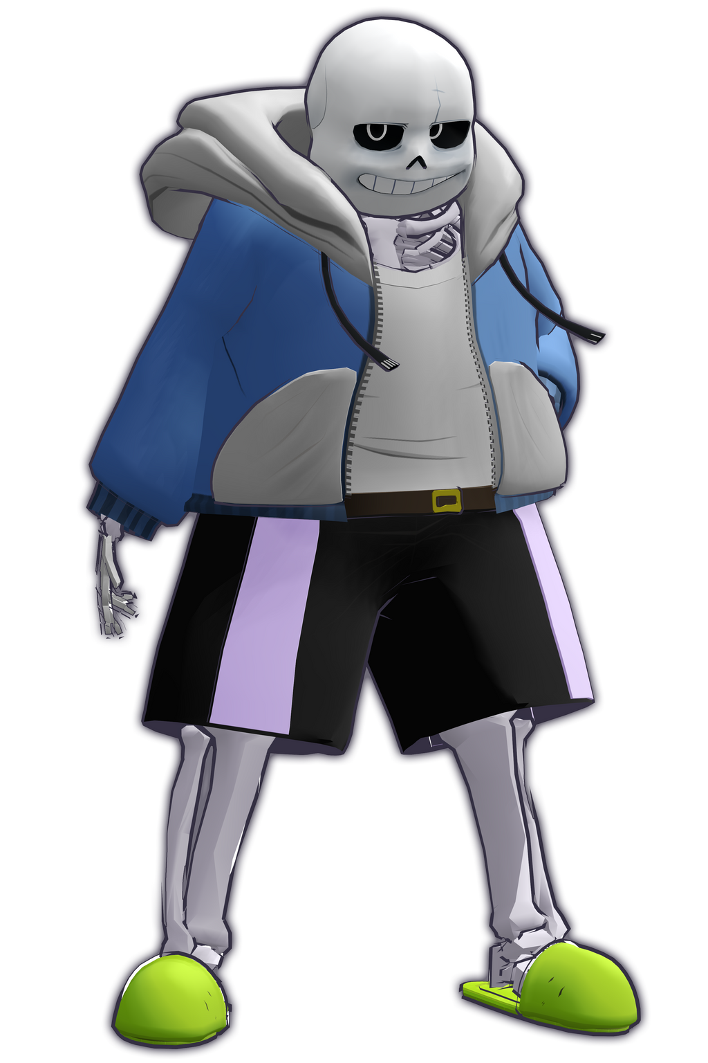 MMD Sans SN ver model preview2 undertale by 495557939 on DeviantArt