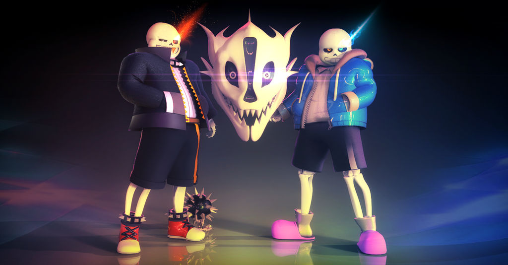 MMD SN-SDver Sans 3d Model DL by 495557939 on DeviantArt
