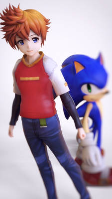 MMD Sonic X Chris