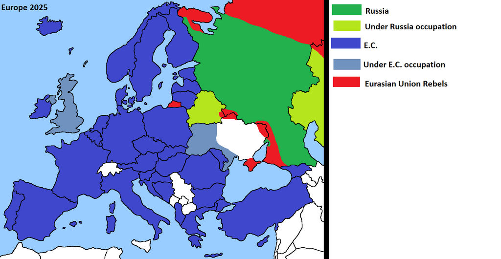 Europe 2025 Map