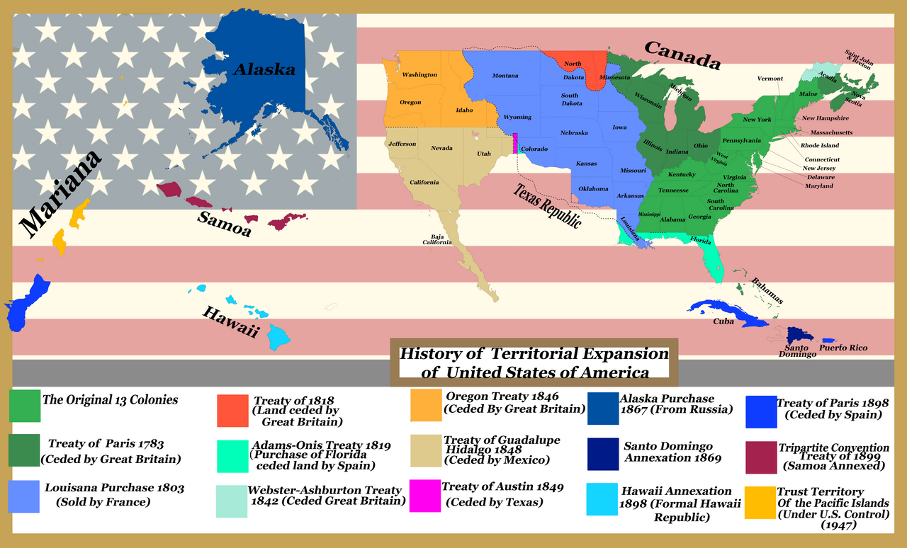Country Map Evolution U.S Evolution Territorial Map by Thetexan151 on DeviantArt
