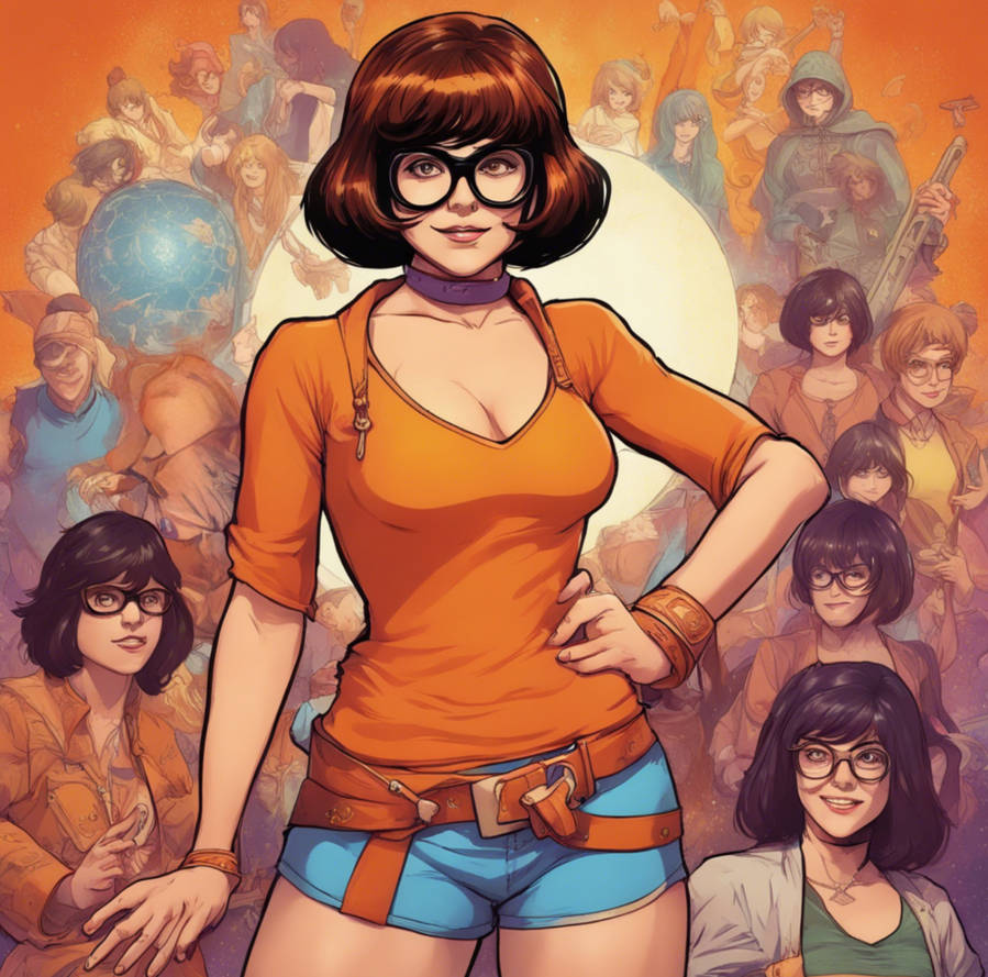 Many Disguises The Many Disguises of Velma Dinkley by purplebearcat on DeviantArt