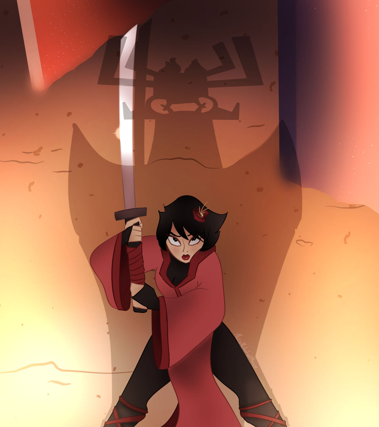 Ashi Rave Samurai Jack - Ashi is Back by MissMutatedMango on DeviantArt