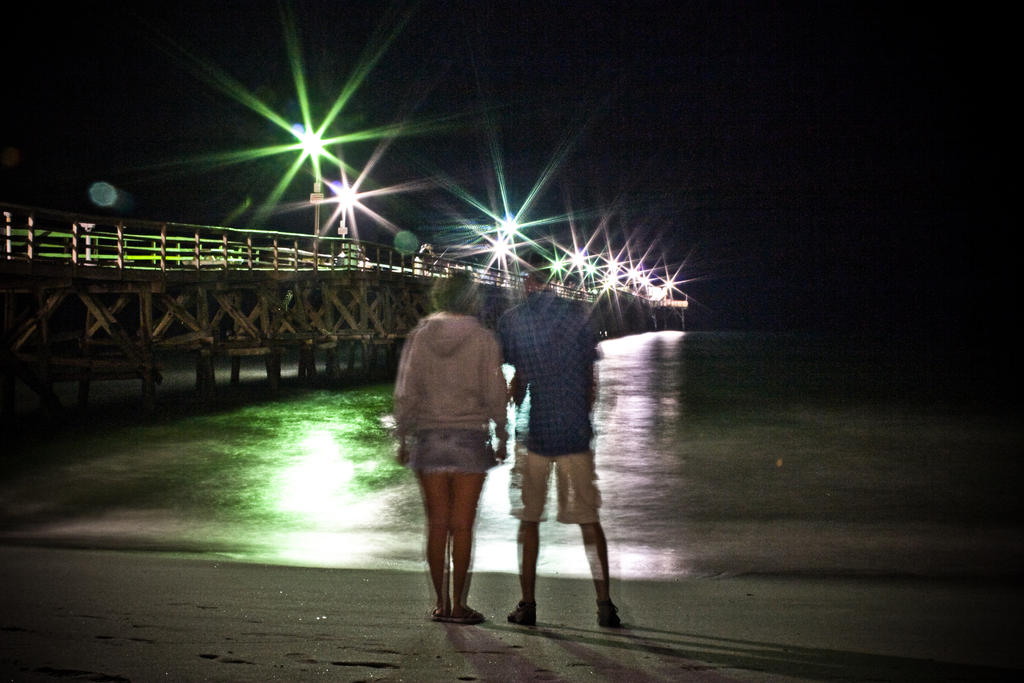 Lovers On The Beach