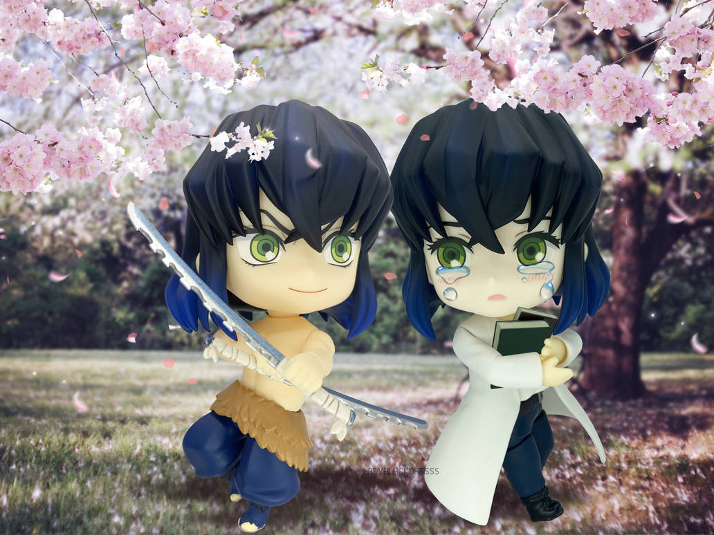 Inosuke and his descendant Aoba by LadyBlackDresss on DeviantArt