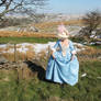 march in yorkshire, 18thc gown