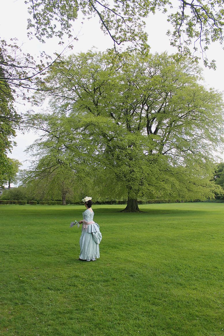 The lady in the grounds