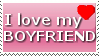 I Love my Boyfriend Stamp