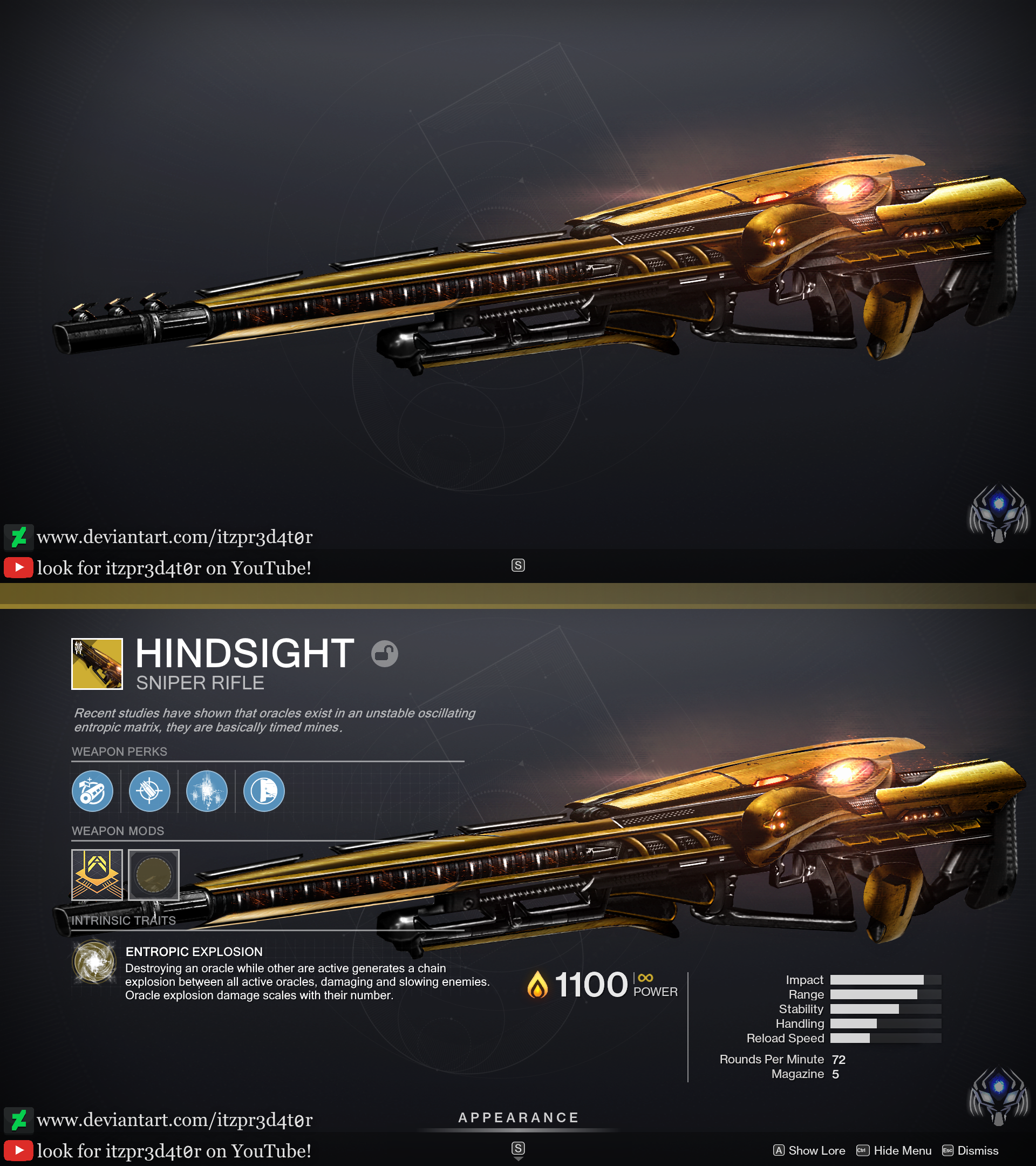 endless fallout destiny 2 exotic weapon by rpgaming2 on DeviantArt