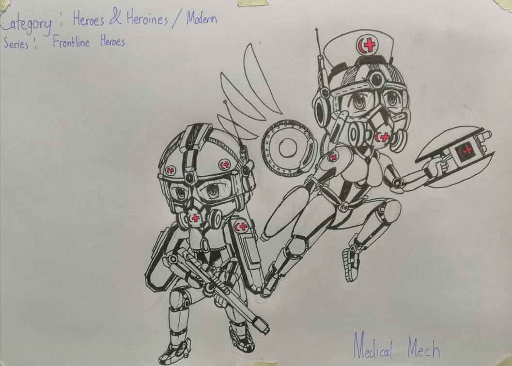 (Free to use) Medical Mech by LonelySushi on DeviantArt