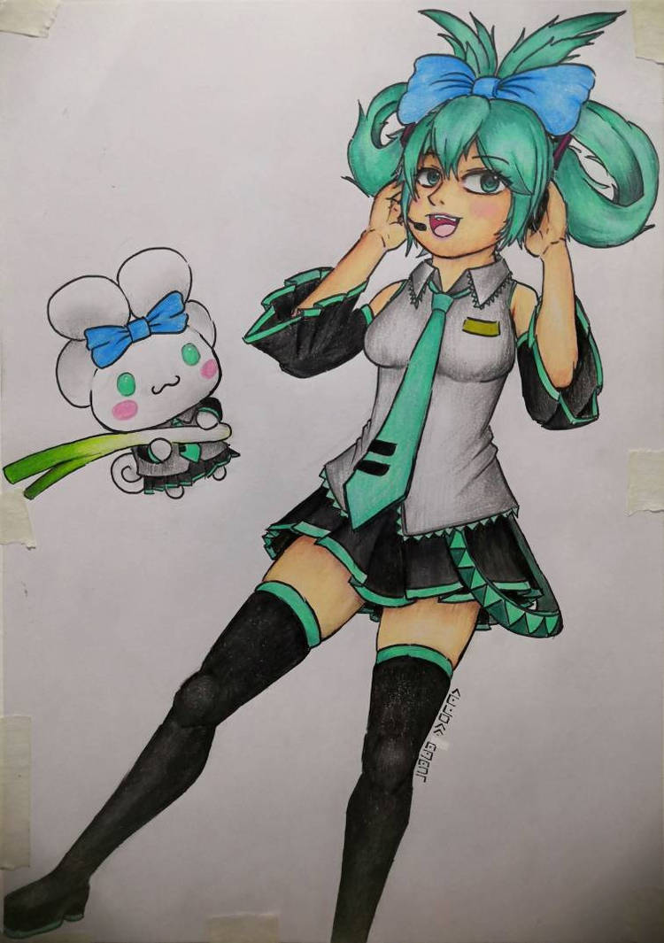 Hatsune Miku X Cinnamon roll!!! by LonelySushi on DeviantArt