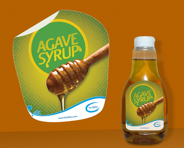 Agave Syrup Bottle Sticker