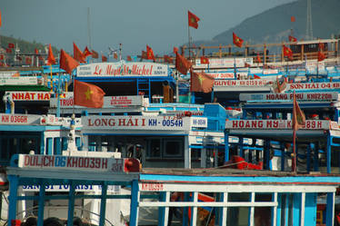 Vietnam Ferry boats