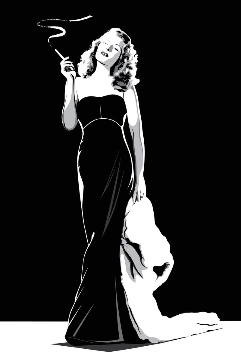 Rita Hayworth by pinnneedles on DeviantArt