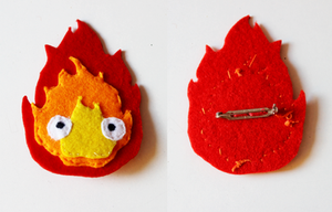 Brooch - Calcifer