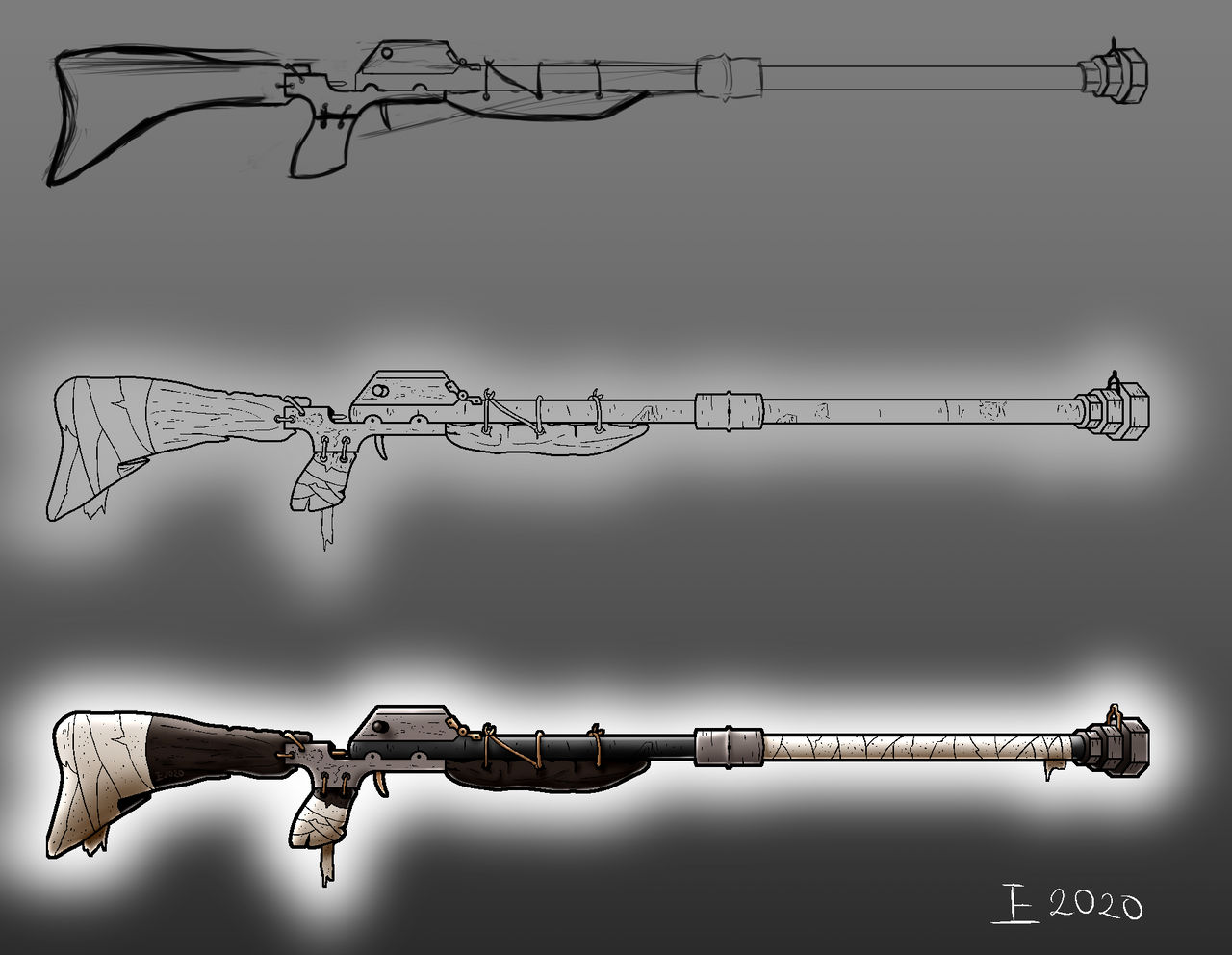 Scrap Rifle by Ilemma on DeviantArt