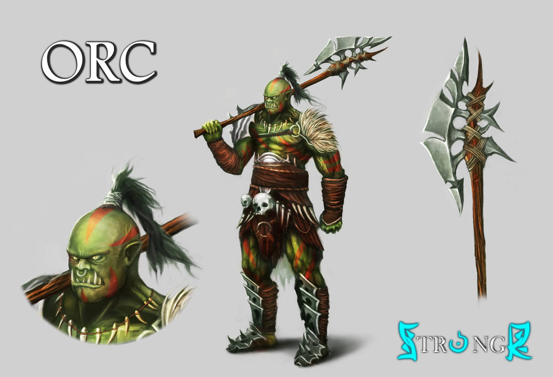 Orc Concept by MarceloSperandio Orc Concept by MarceloSperandio