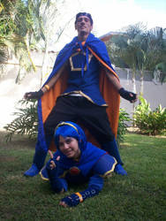 Marth y Roy cosplay - Fire Emblem style XD