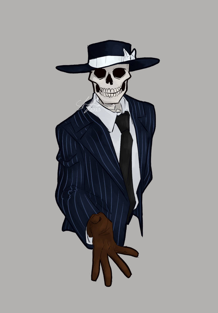 Dapper Skeleton by NicStylus on DeviantArt