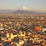 Popocatepetl from Mexico City