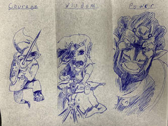 LOZ: Wind Waker on napkin