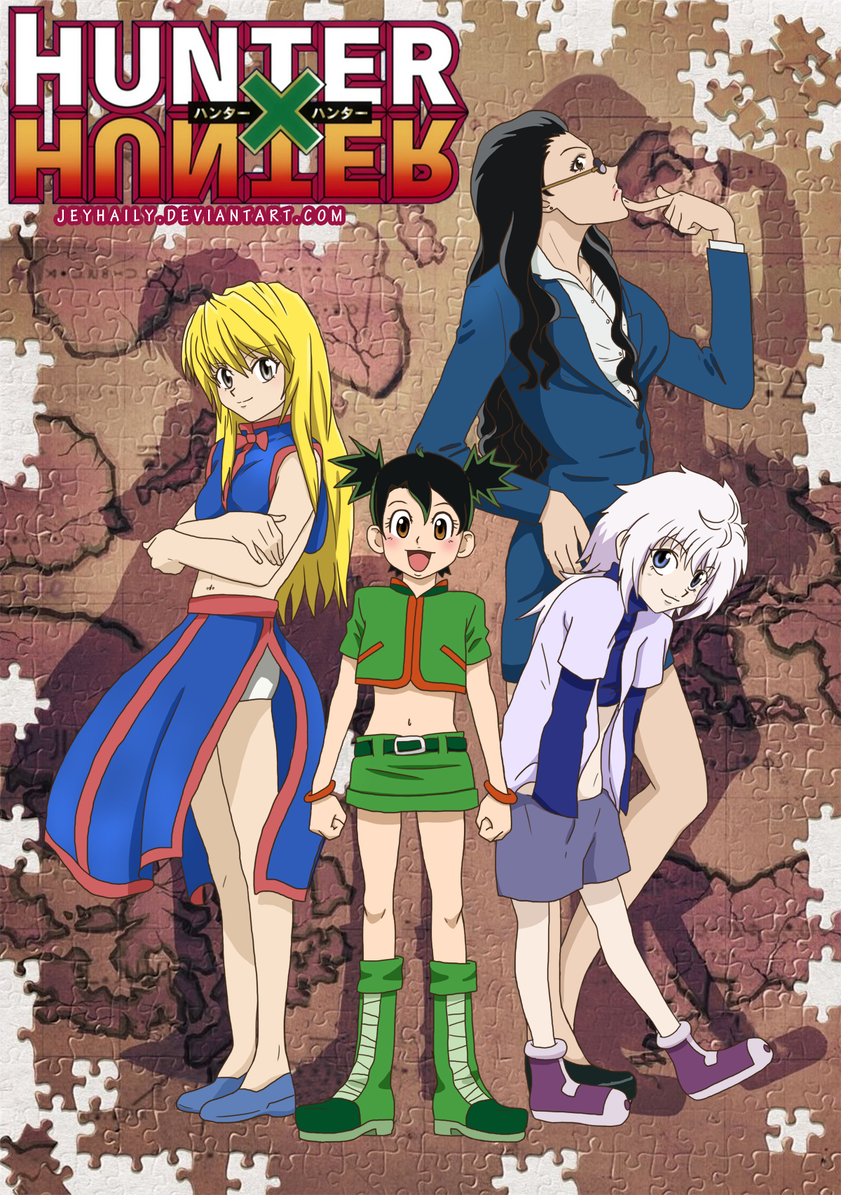 Hunter X Hunter Female Version By Jeyhaily On Deviantart Hunter X Hunter Female Version By Jeyhaily On Deviantart