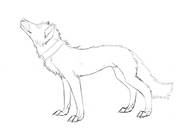 Lineart for TevoSilverFox