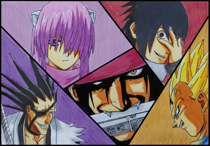 Anime/Manga Mashup #2 by Pademo on DeviantArt