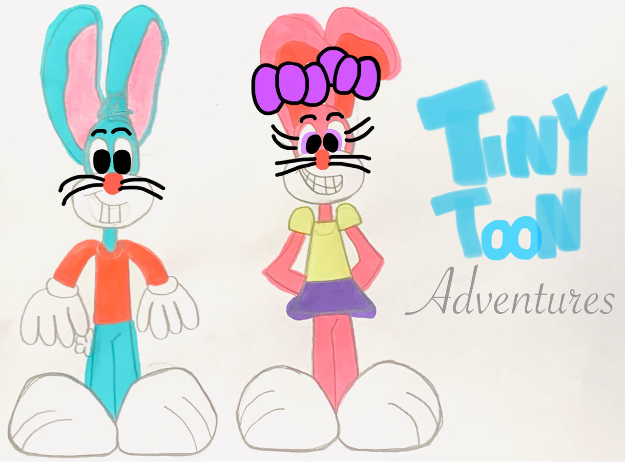 Buster and Babs Bunny (in my style) by ali26327 on DeviantArt